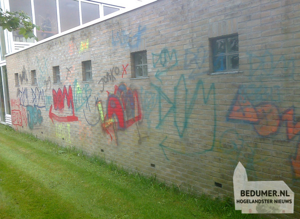 Daders graffiti vernielingen Bedum gepakt